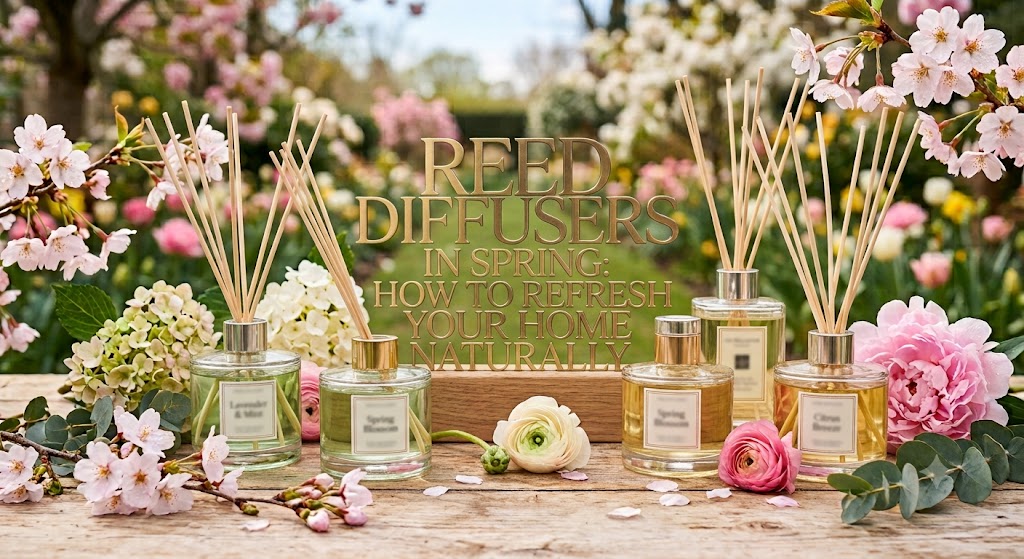 Reed diffusers in spring:
how to refresh your home naturally